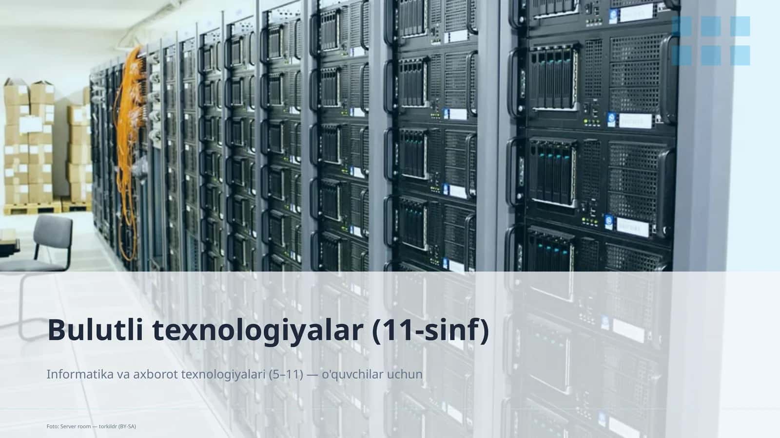 Bulutli texnologiyalar (11-sinf) 1