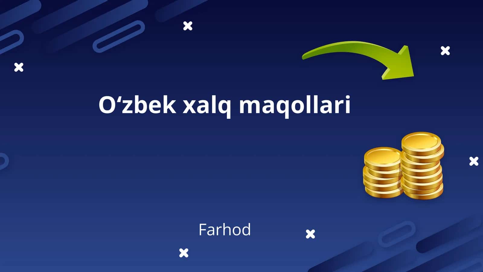 Oʻzbek xalq maqollari 1