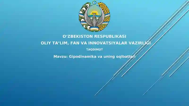 Gipodinamika va uning oqibatlari