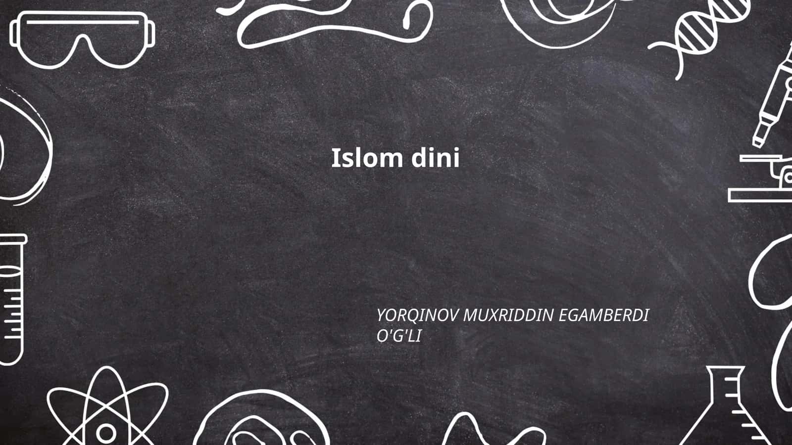 Islom dini 1