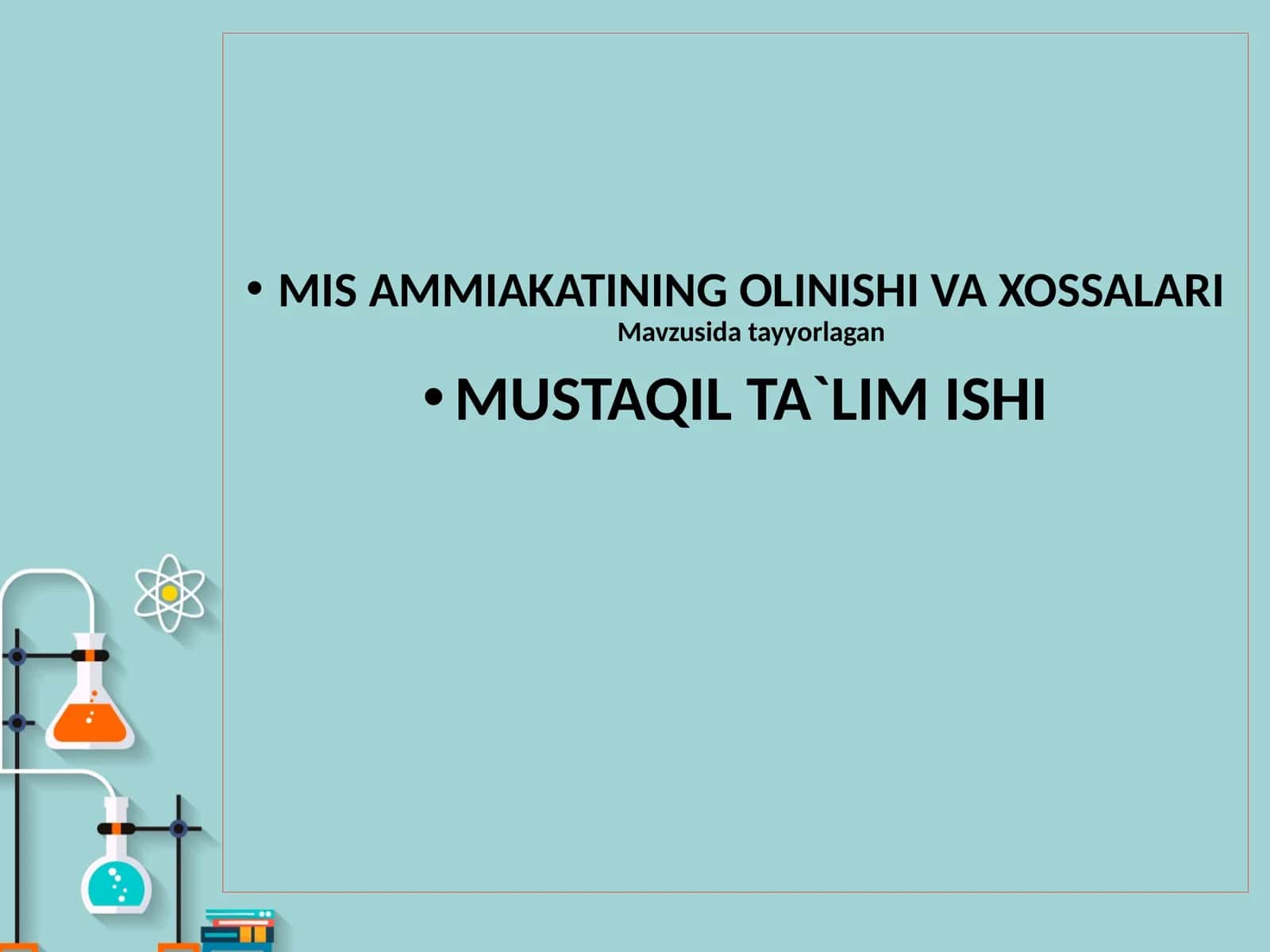 MIS AMMIAKATINING OLINISHI VA XOSSALARIM 1