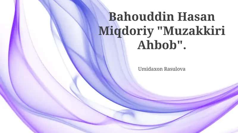 Muzakkiri Ahbob 1