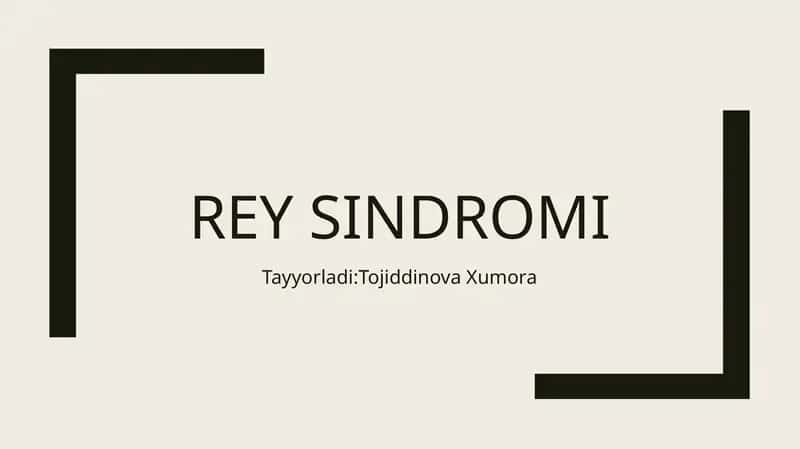 Reysindromi 1