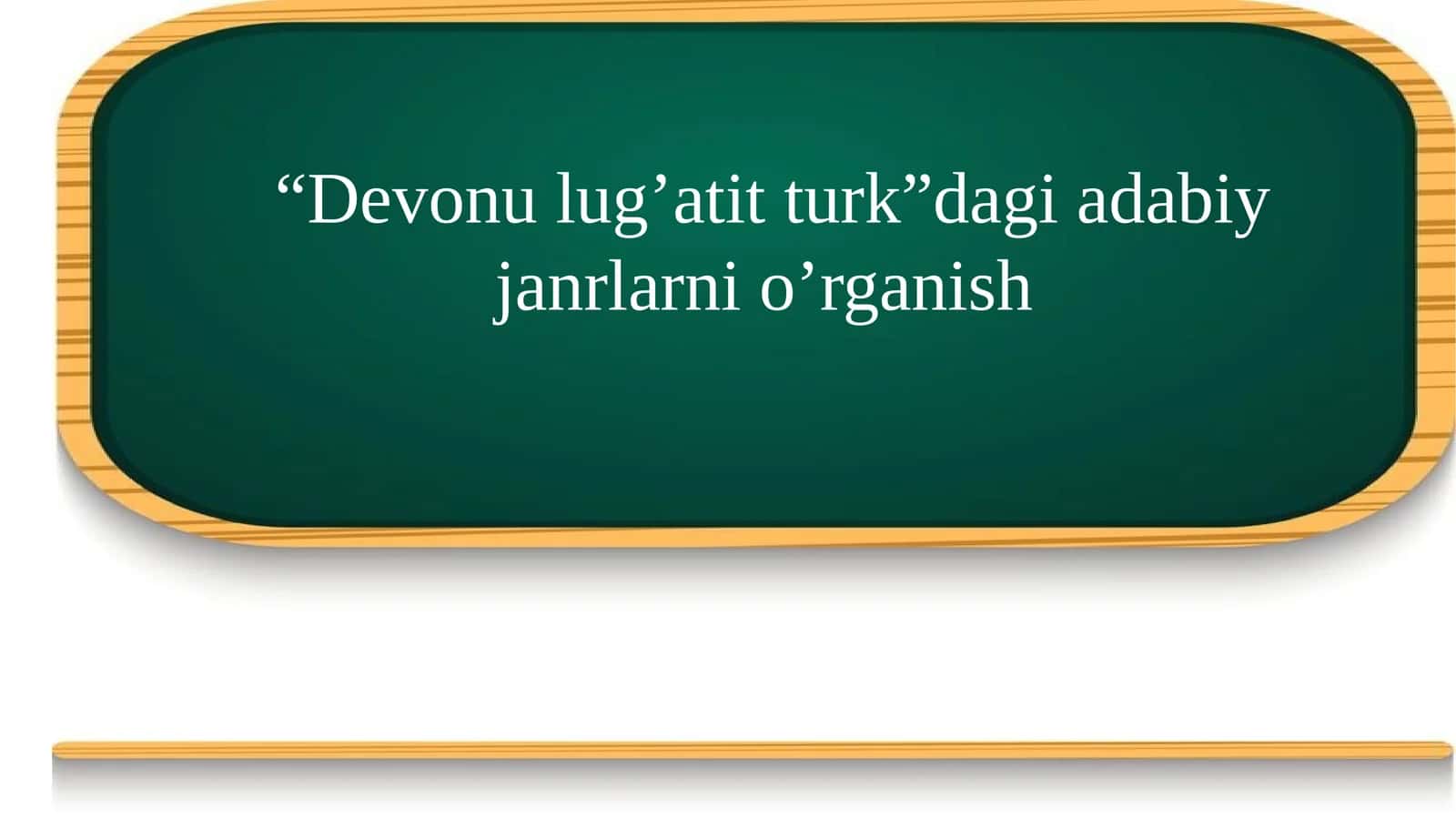Devonulug’otitturk 1