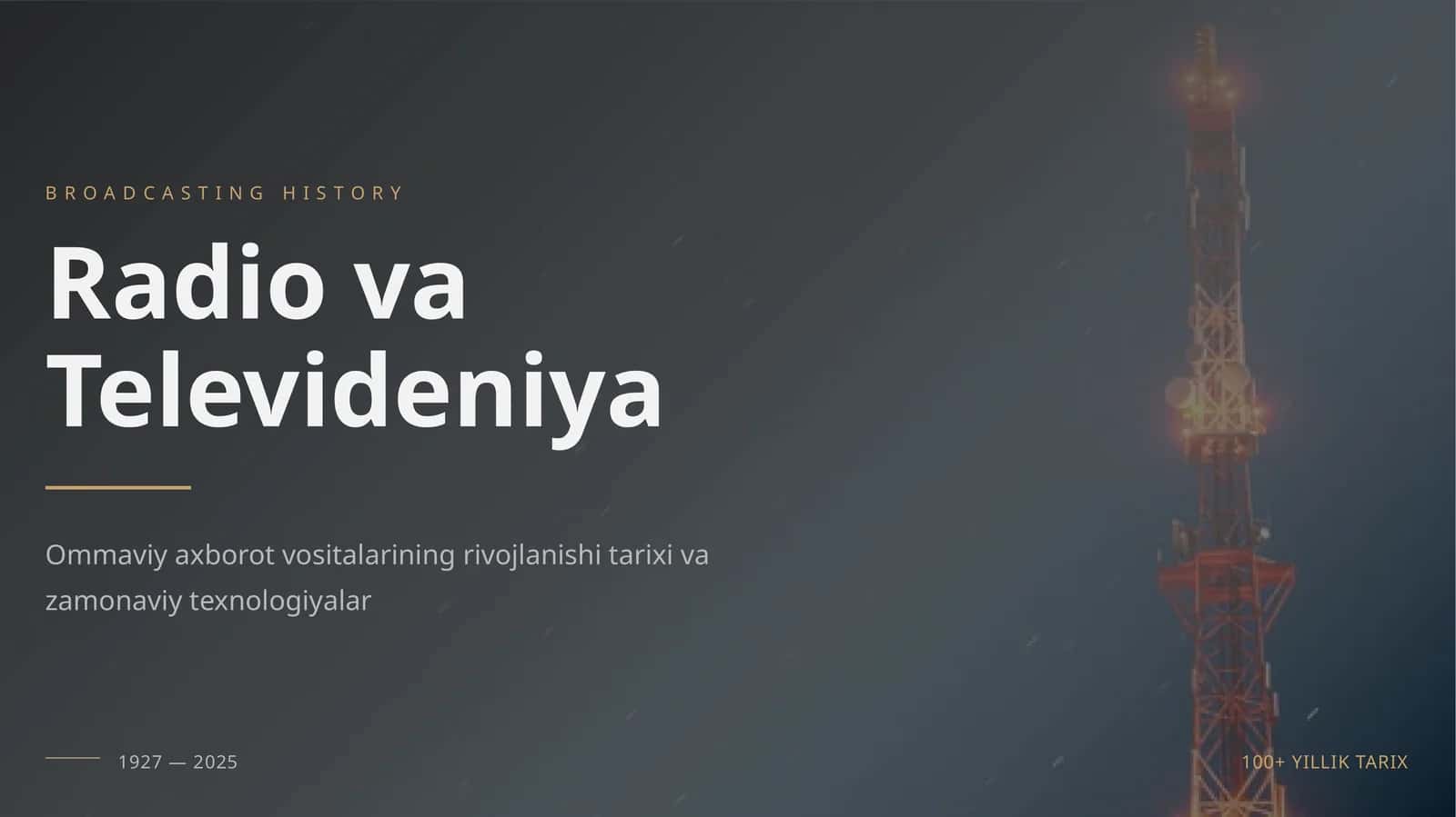 Radio va Televideniya 1