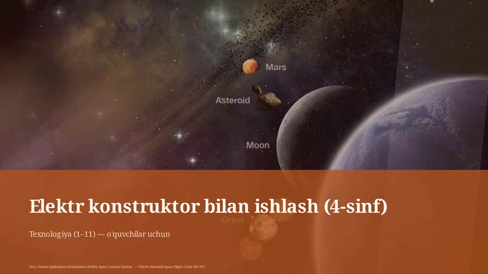 Elektr konstruktor bilan ishlash (4-sinf) 1