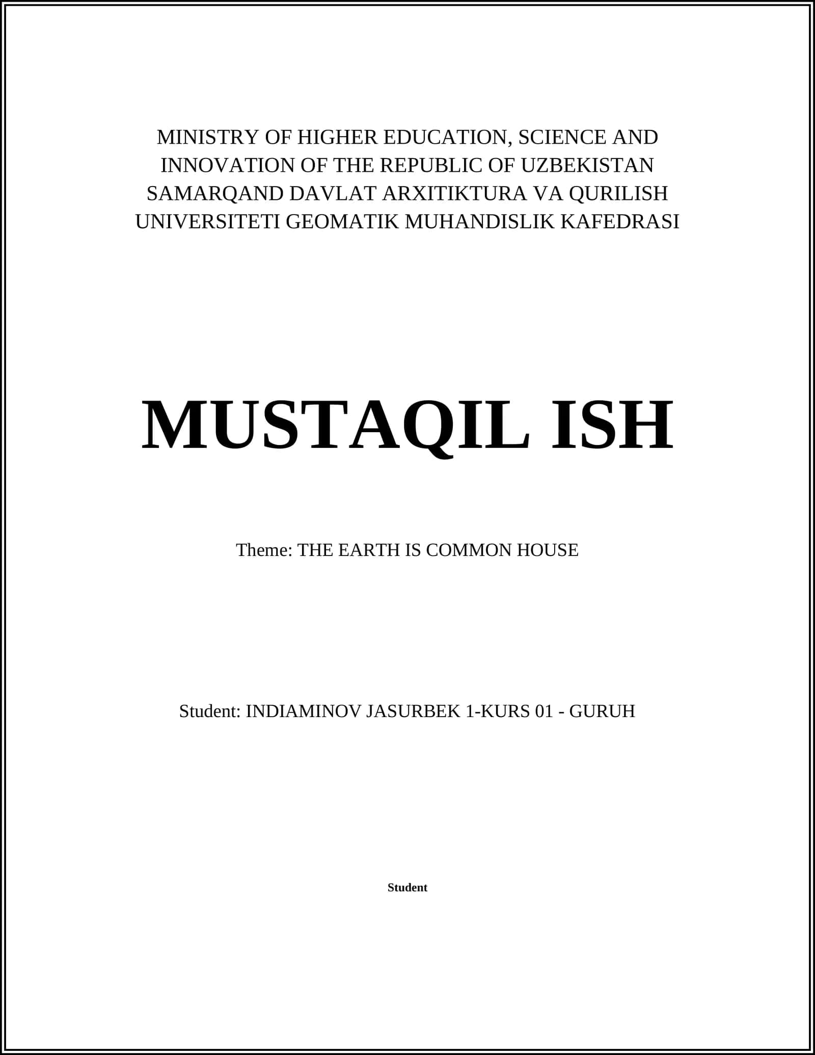 Biodiversity and Ecosystem Conservation 1