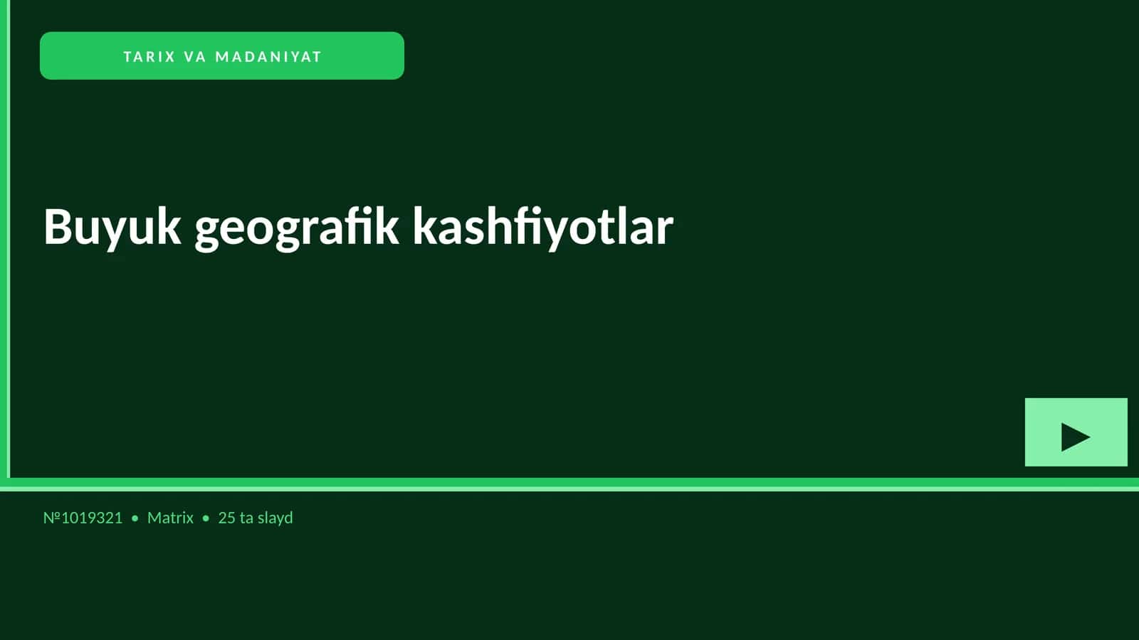 Buyuk geografik kashfiyotlar 1