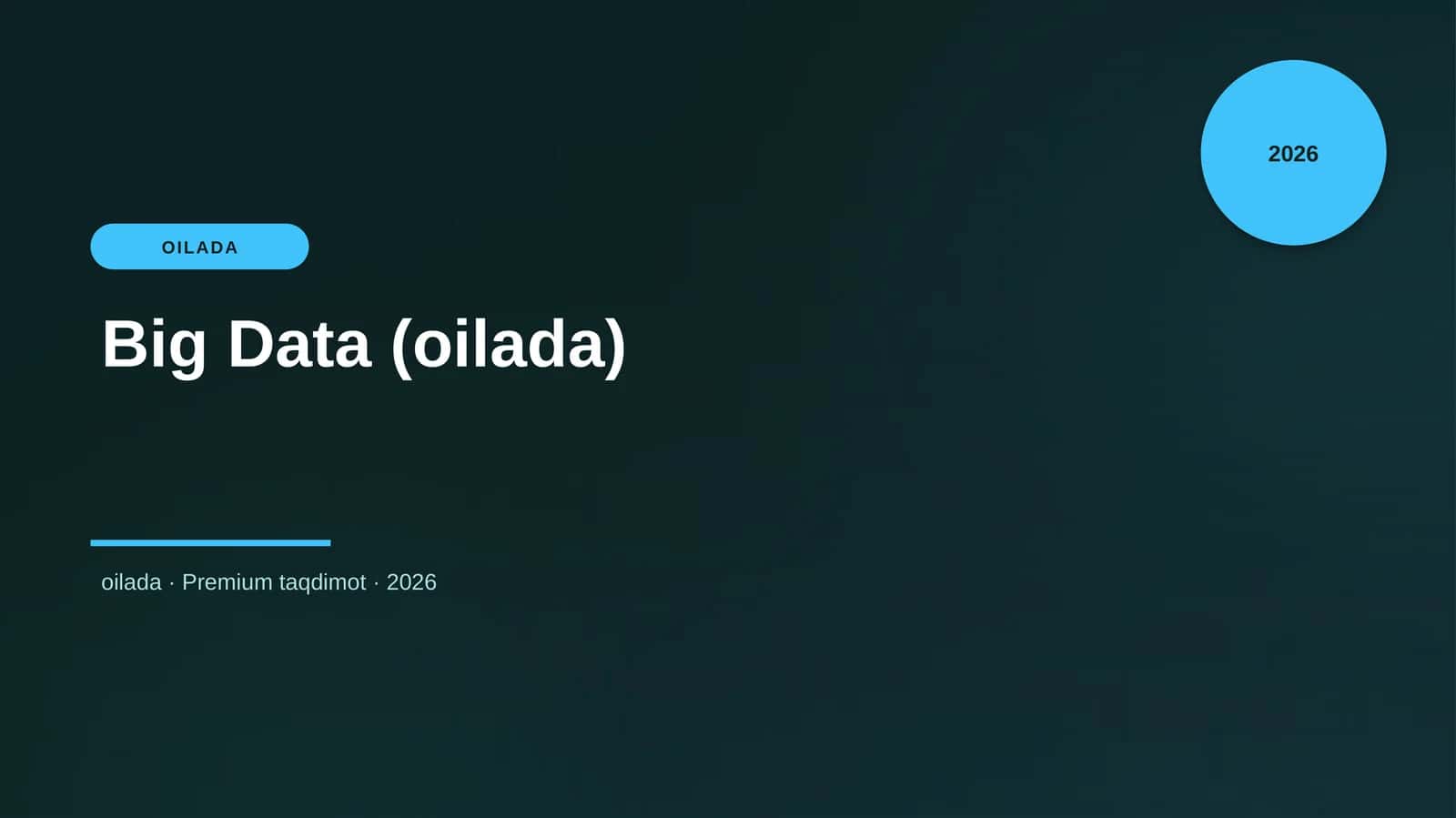 Big Data (oilada) 1