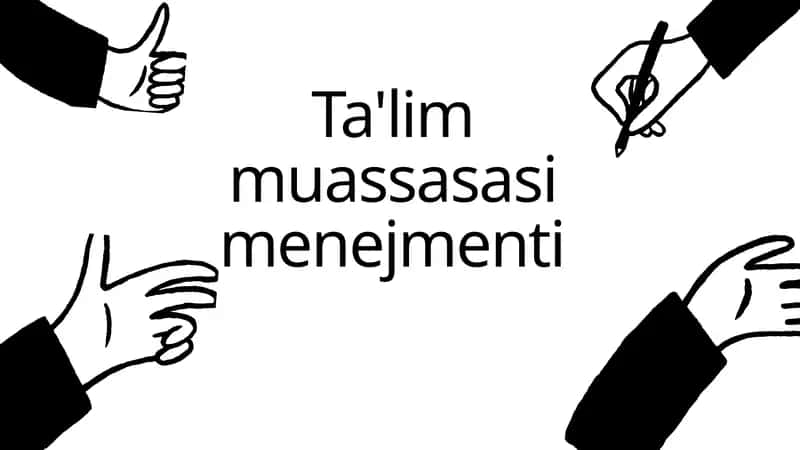 Ta'lim muassasasi menejmenti 1