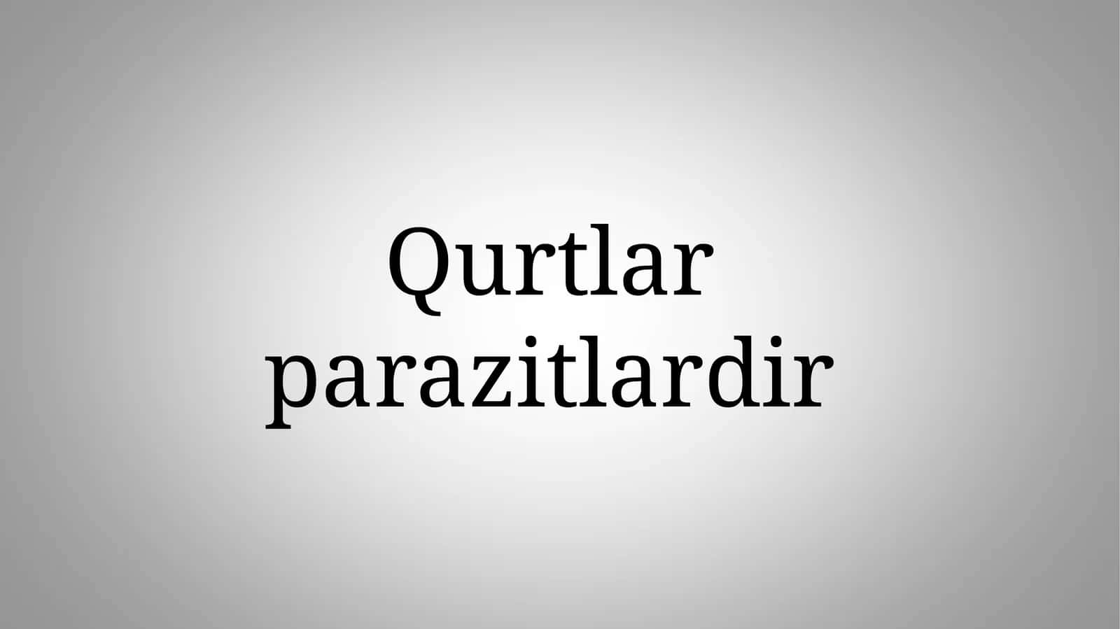 Parazit yassi chuvalchanglar 1