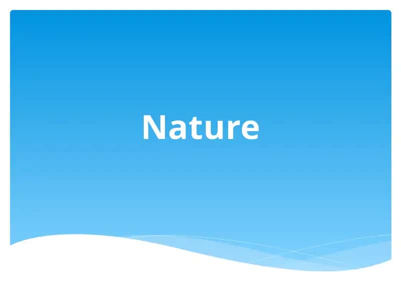 Nature 1