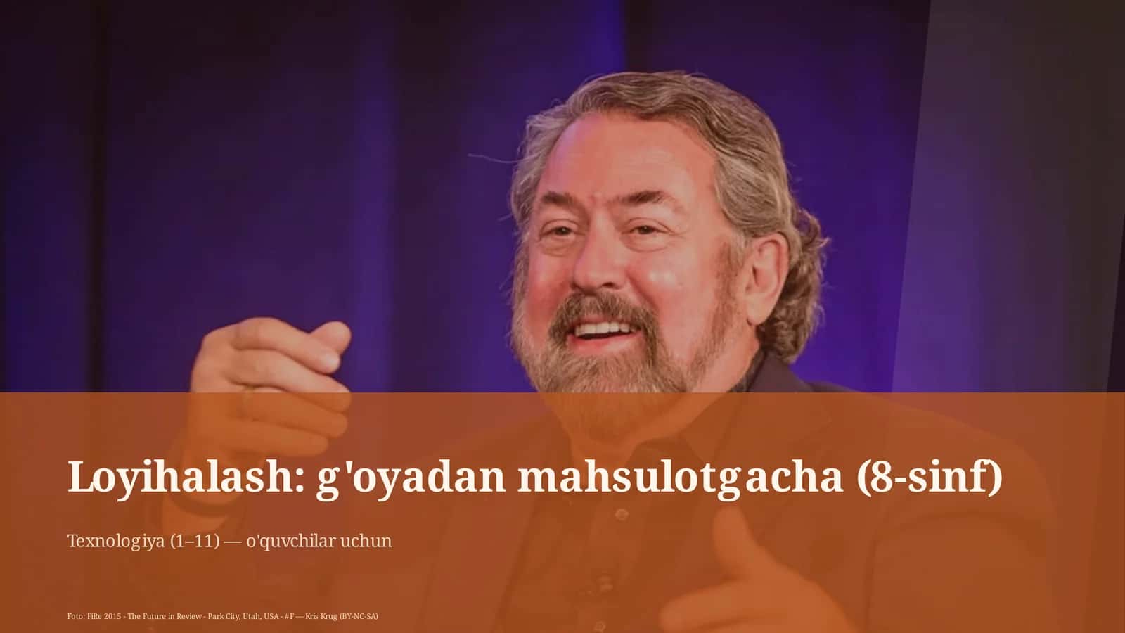 Loyihalash: g'oyadan mahsulotgacha (8-sinf) 1
