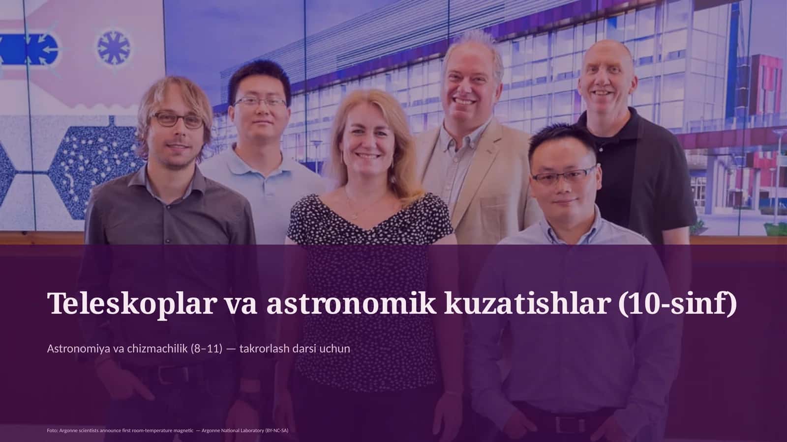 Teleskoplar va astronomik kuzatishlar 1