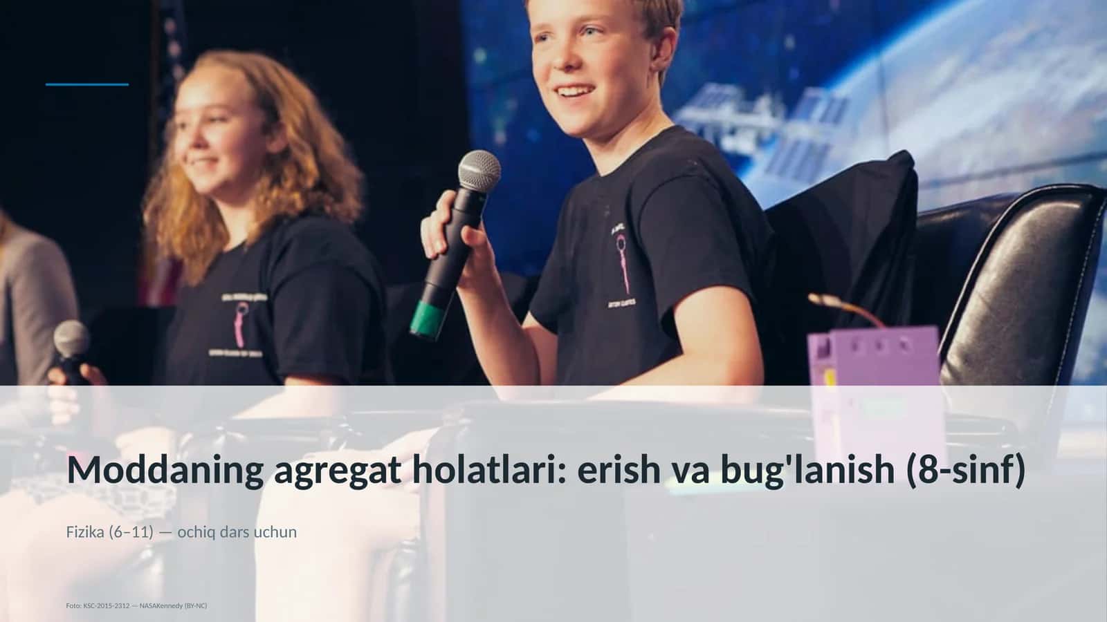 Moddaning agregat holatlari: erish va bug'lanish (8-sinf) 1