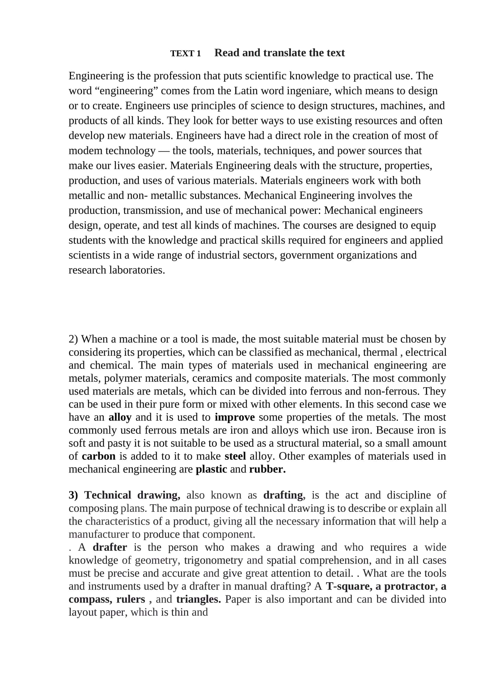Materials Engineering 1