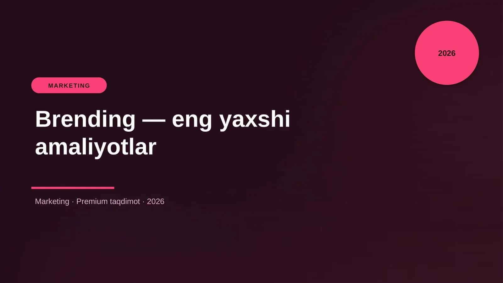 Brending — eng yaxshi amaliyotlar 1
