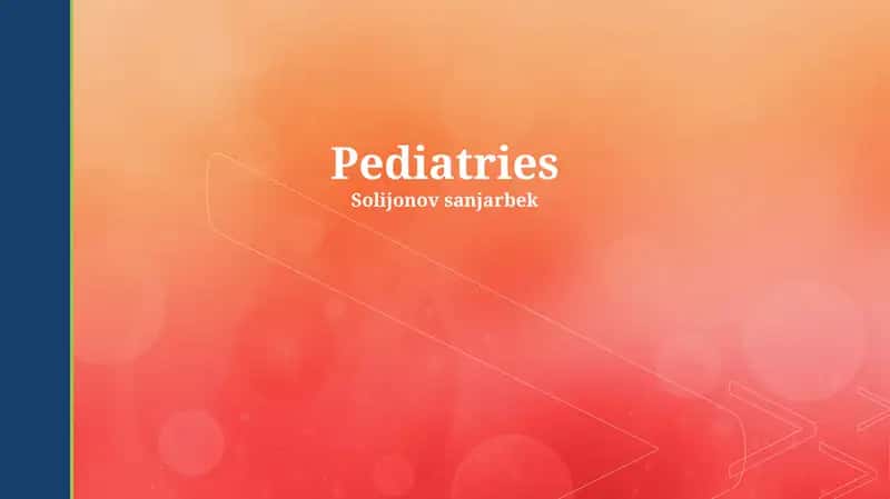 Pediatriya 1