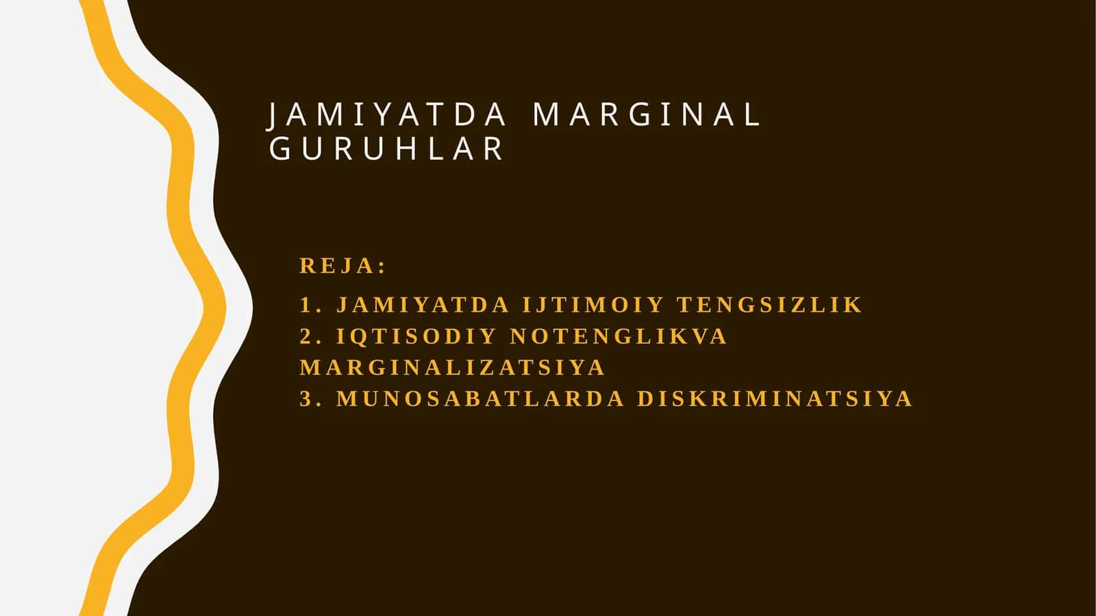 Jamiyatda marginal guruhlar 1