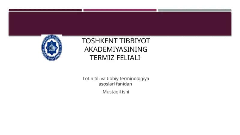 Lotin tili tarixi 1