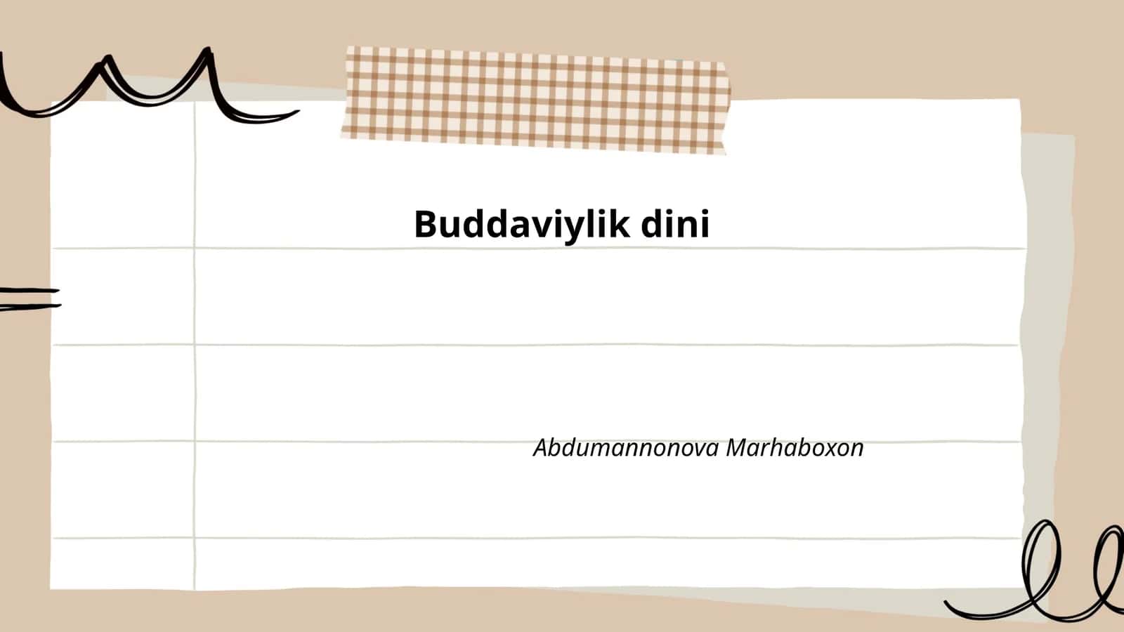 Buddaviylik dini 1
