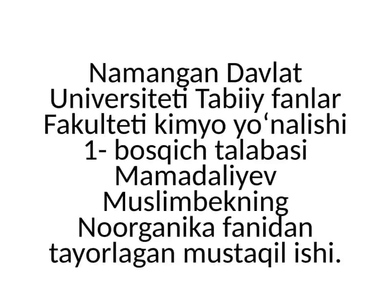 Kompleks birikmalar 1