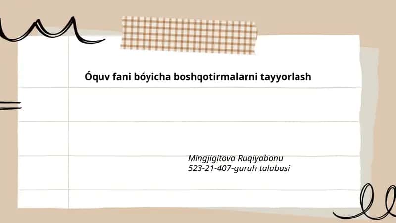 Matematika masalalari 1