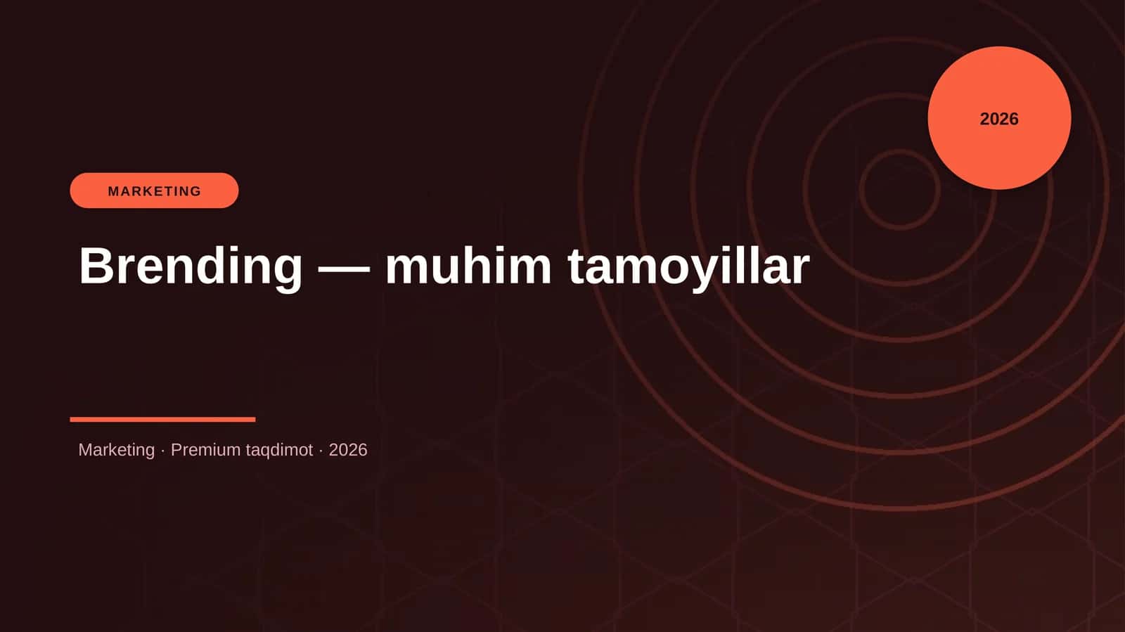 Brending — muhim tamoyillar 1