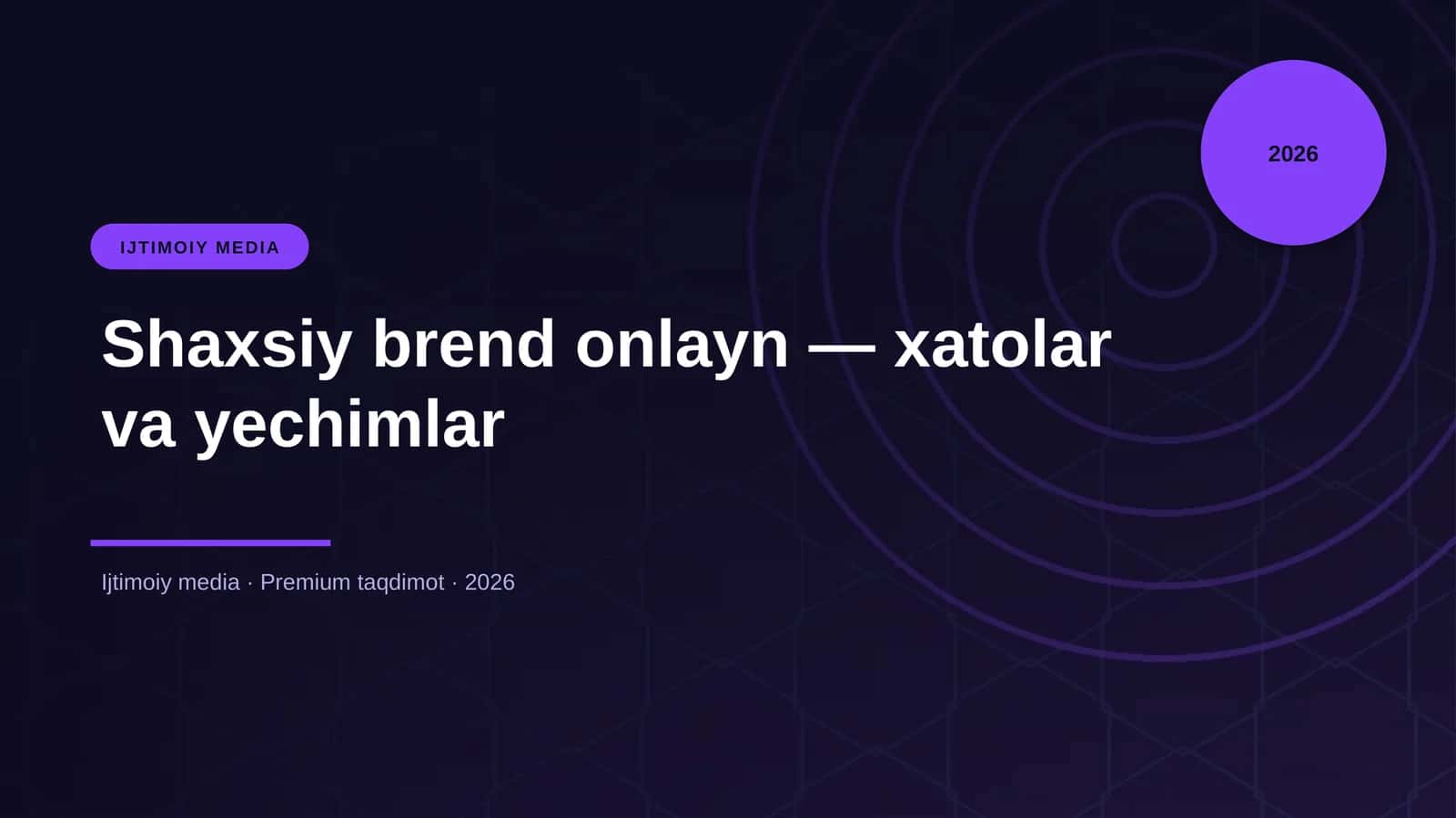 IJTIMOIY MEDIA 1