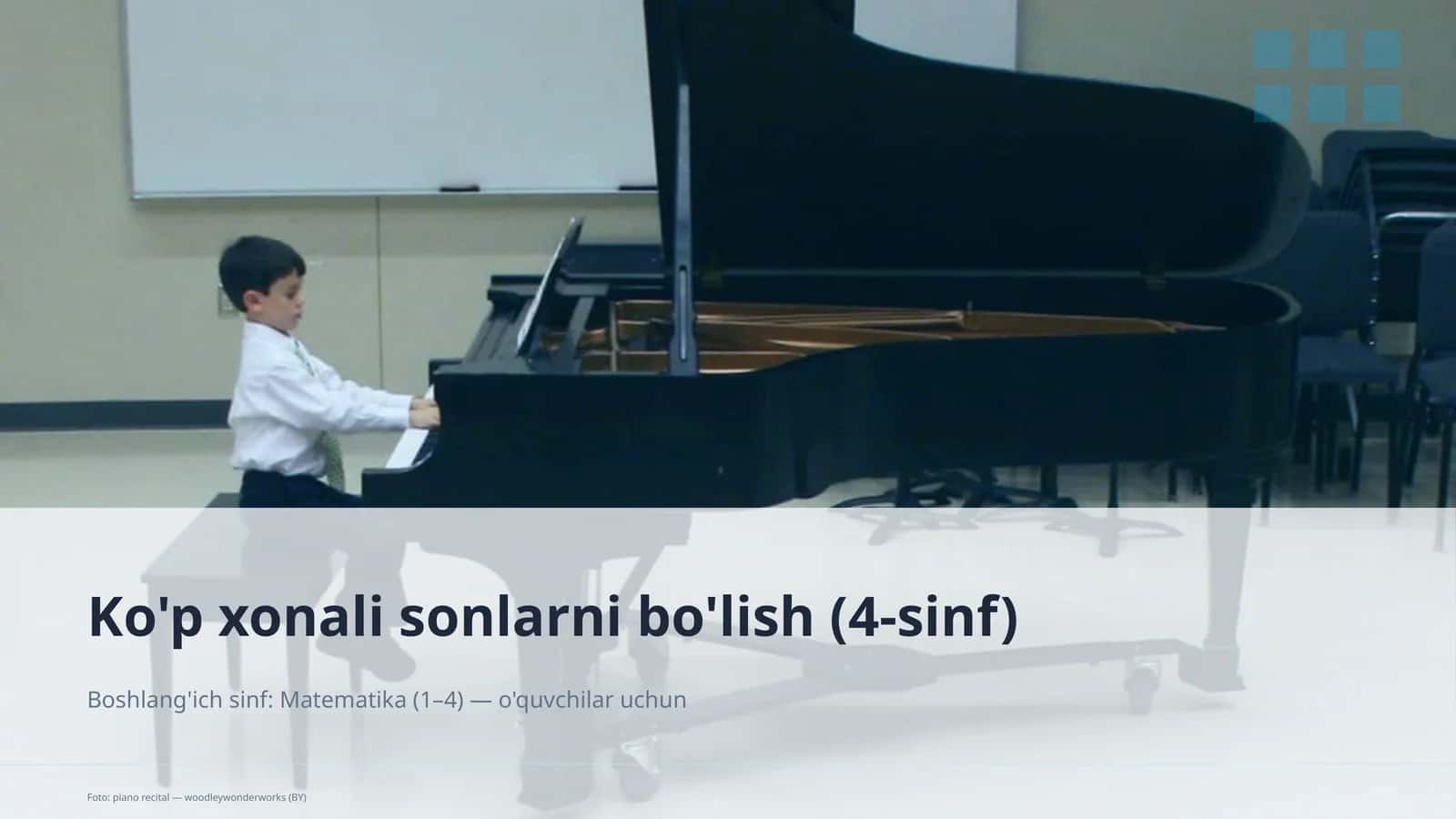 Ko'p xonali sonlarni bo'lish (4-sinf) 1
