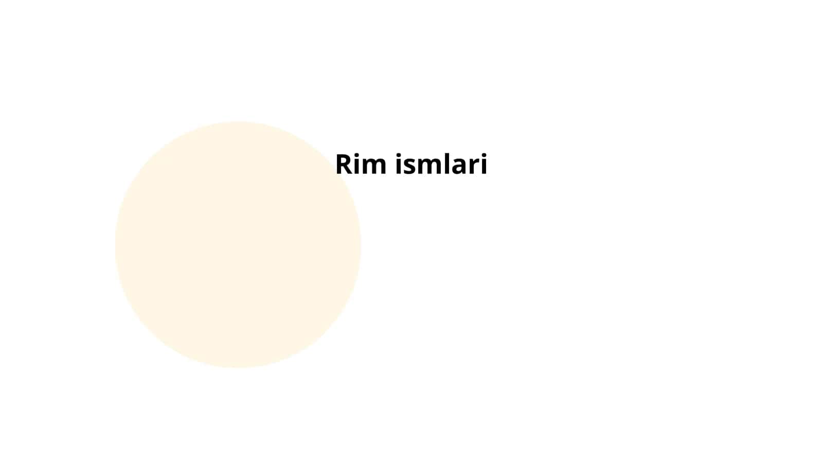 Rim raqamlari 1