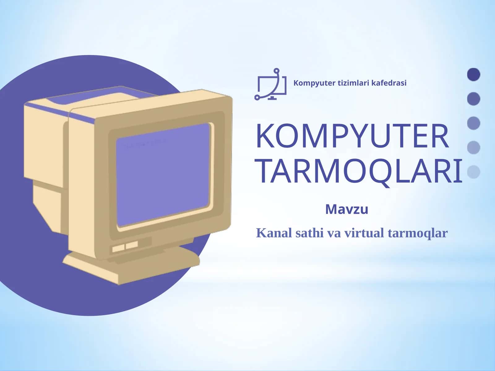 Kompyuter tarmoqlari 1