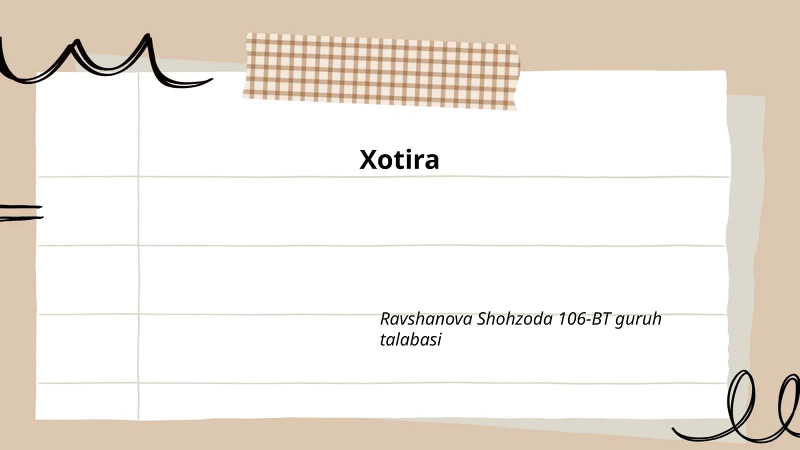 Xotira 1
