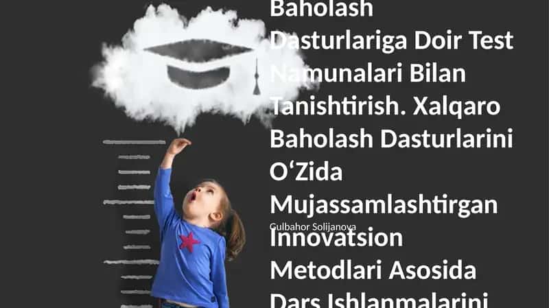 TIMSS, PISA, Agma, Talis Xalqaro Baholash Dasturlari 1