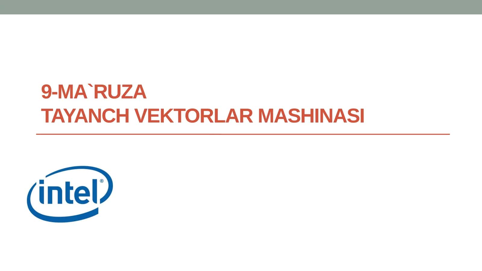 Tayanchvektorlar mashinasi 1