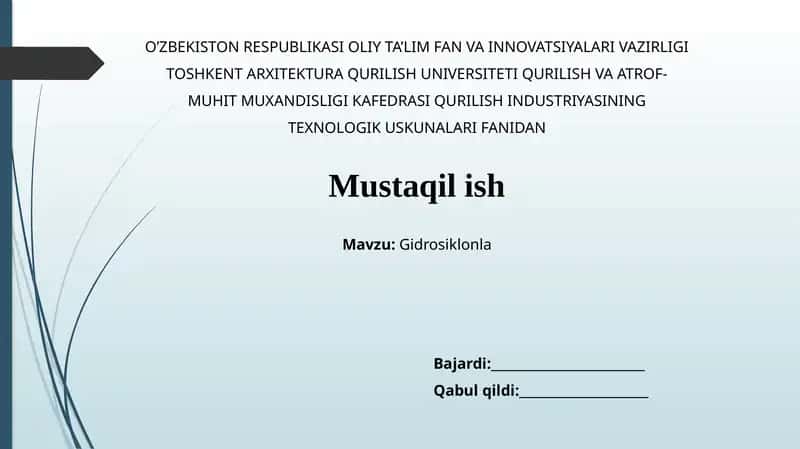 Gidrosiklonlar 1
