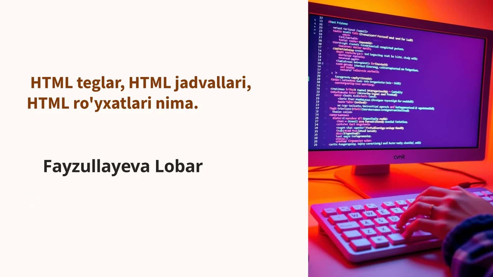 HTML teglar 1