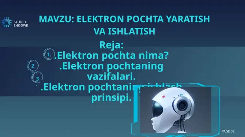 ELEKTRON POCHTA YARATISH VA ISHLATISH 1