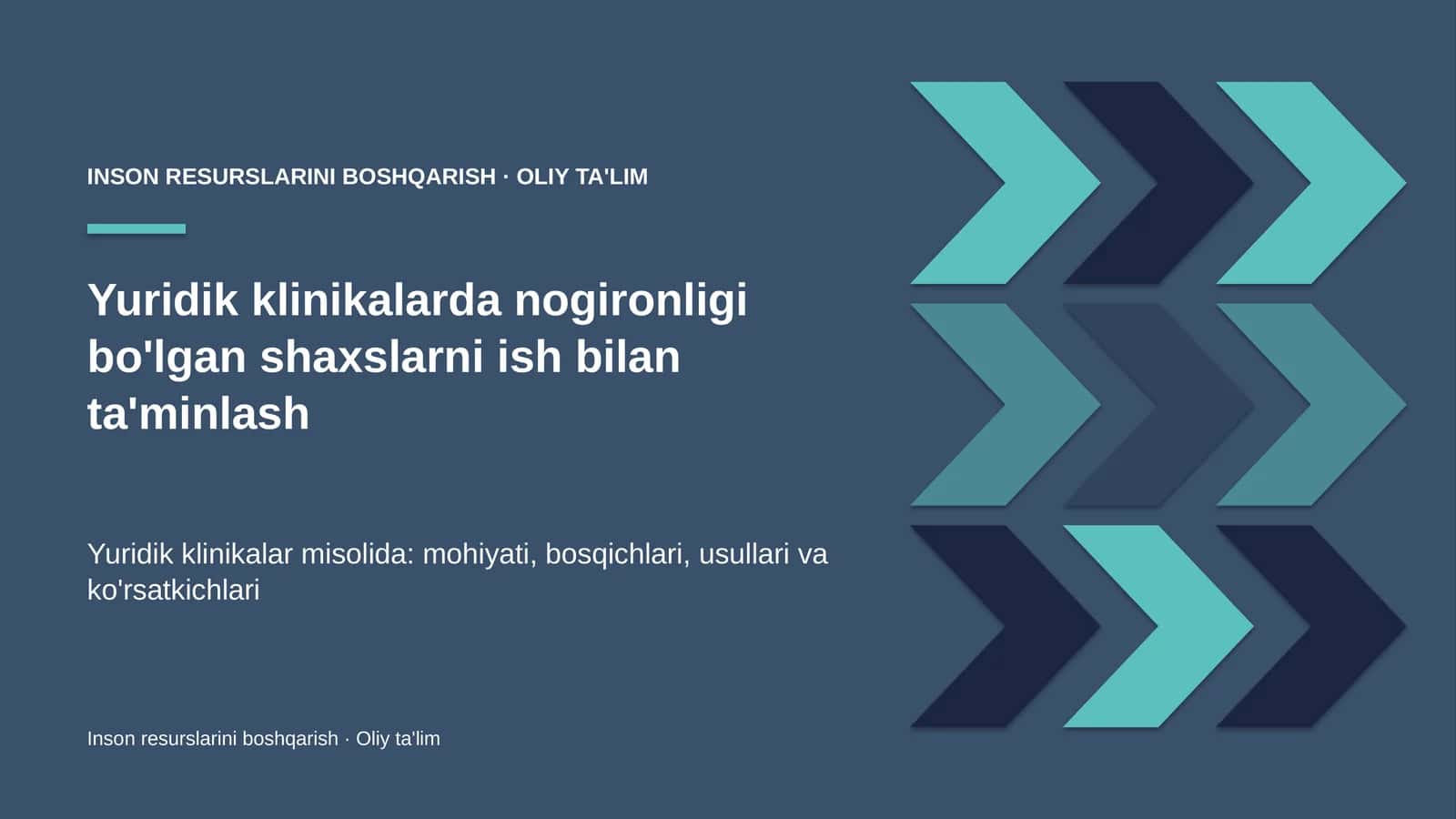 Yuridik klinikalarda nogironligi bo'lgan shaxslarni ish bilan ta'minlash 1