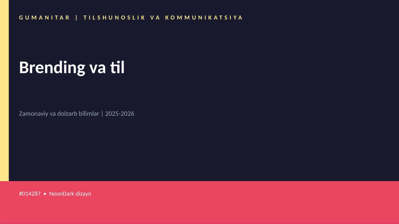 Brending va til 1