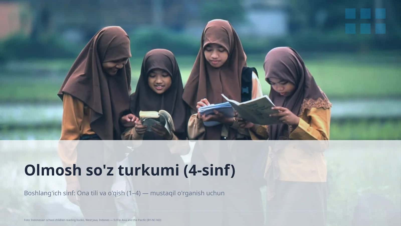 Olmosh so'z turkumi (4-sinf) 1