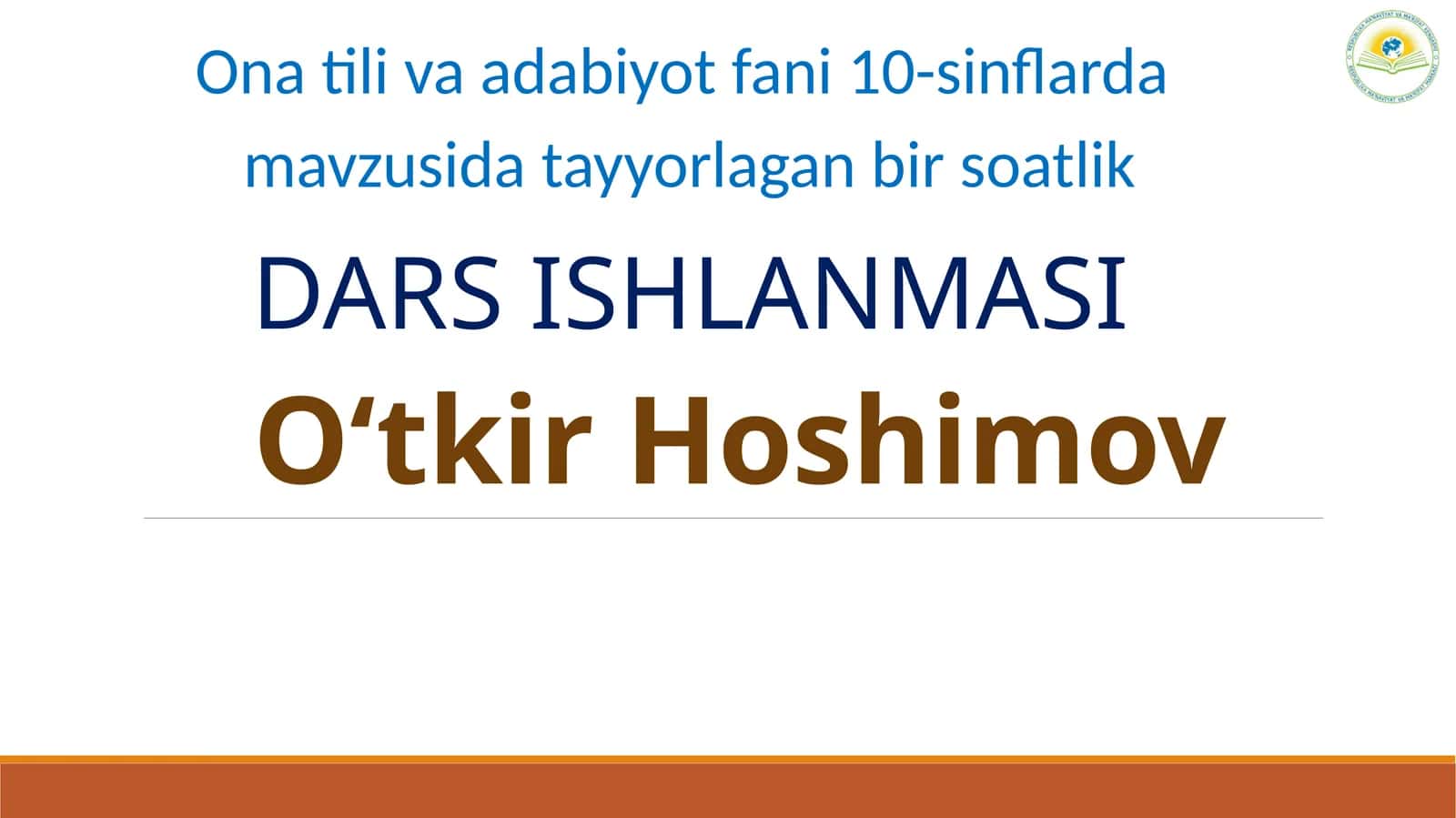 O‘tkir Hoshimov 1