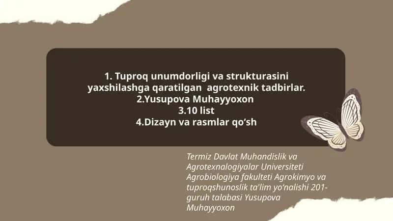 Agrotexnik tadbirlar 1