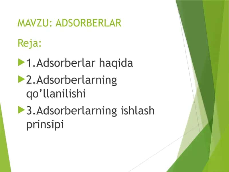 ADSORBERLAR 1