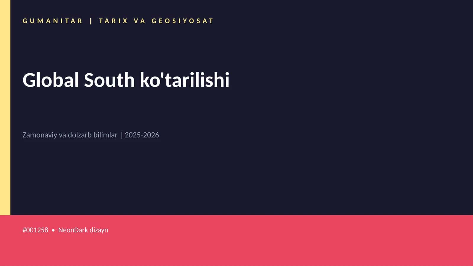 Global South ko'tarilishi 1
