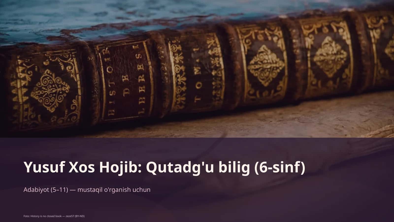 Qutadg'u bilig (6-sinf) 1