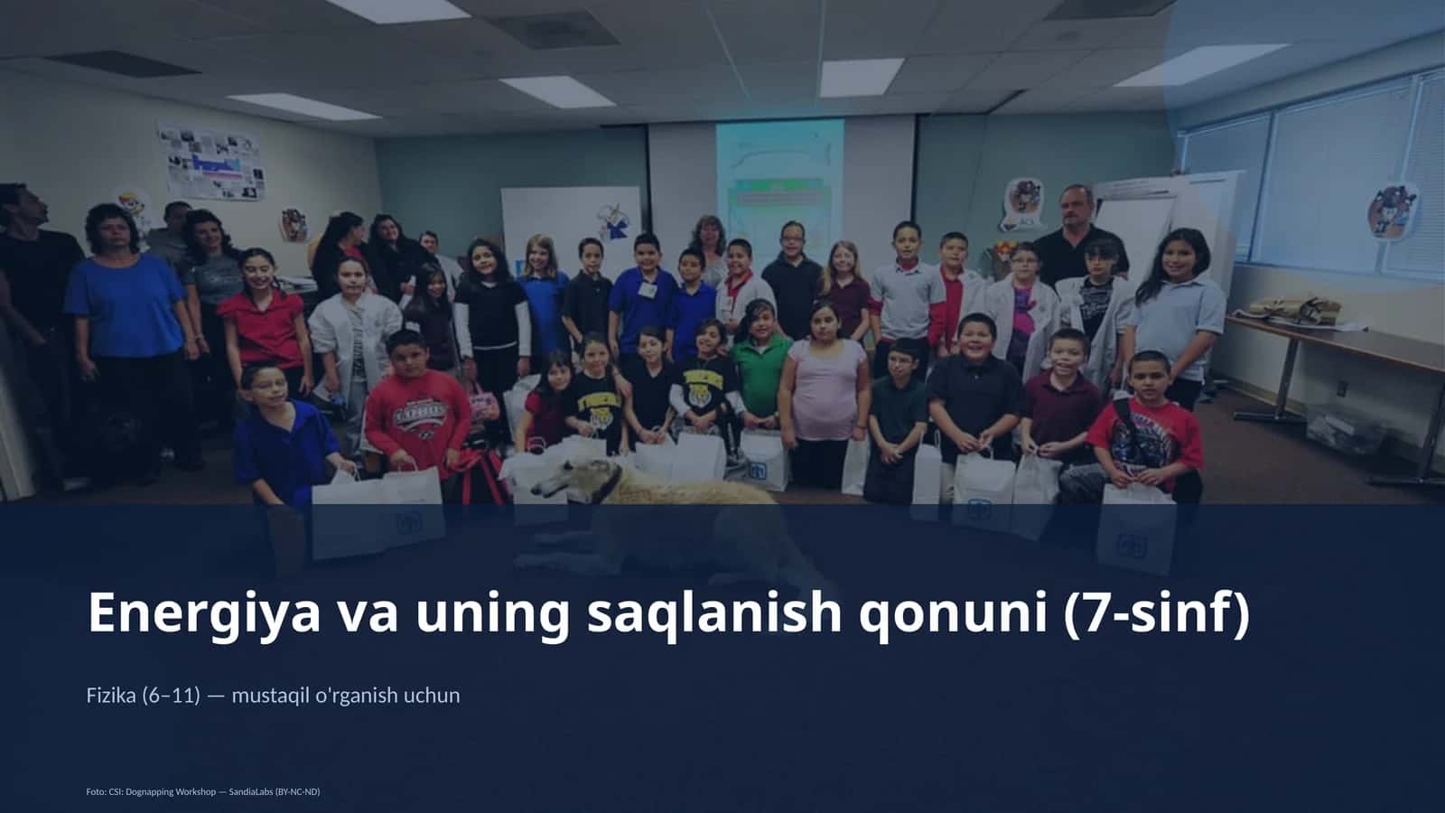 Energiya va uning saqlanish qonuni (7-sinf) 1