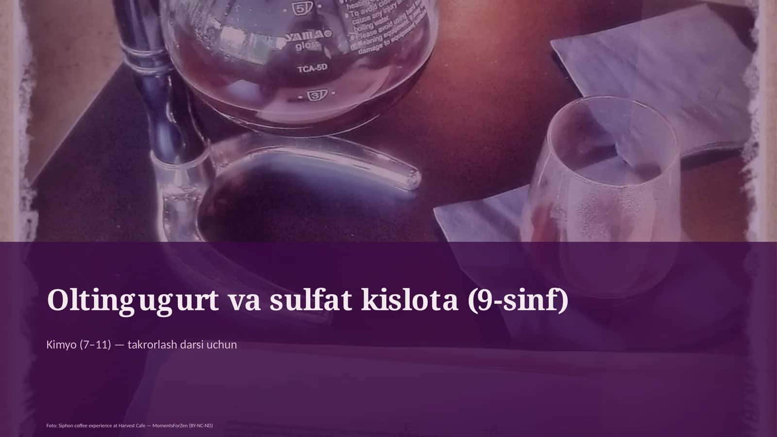 Oltingugurt va sulfat kislota (9-sinf) 1