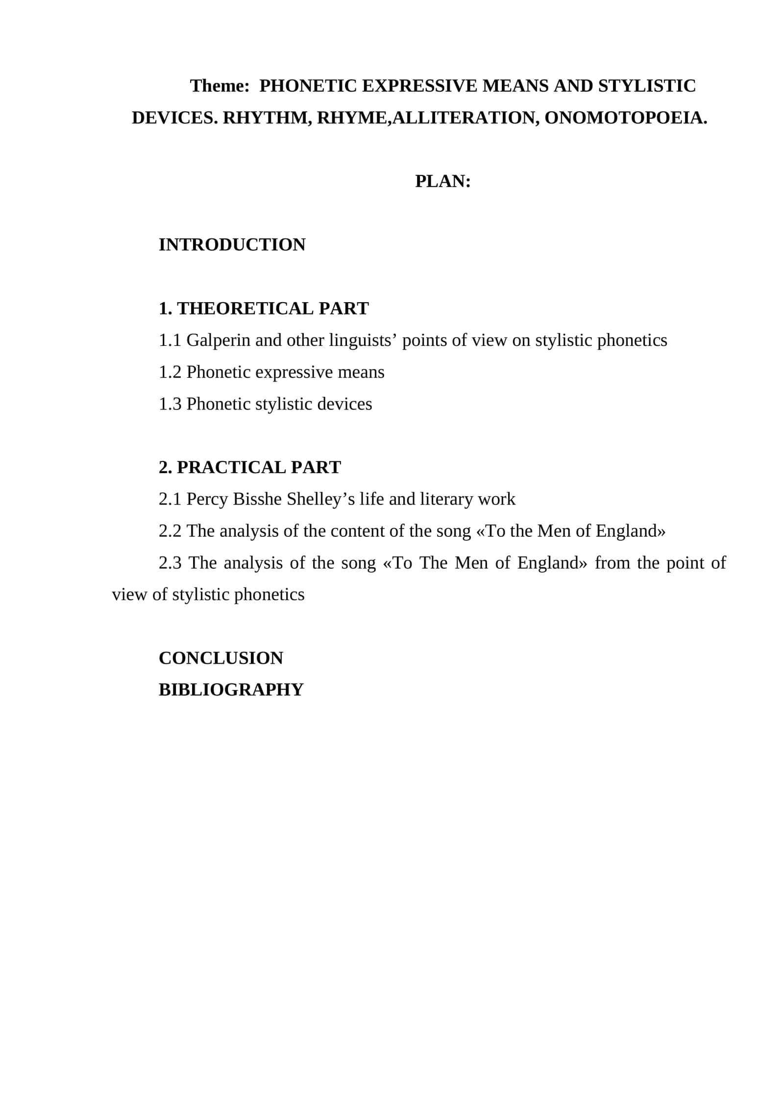 PHONETIC EXPRESSIVE MEANS AND STYLISTIC DEVICES 1
