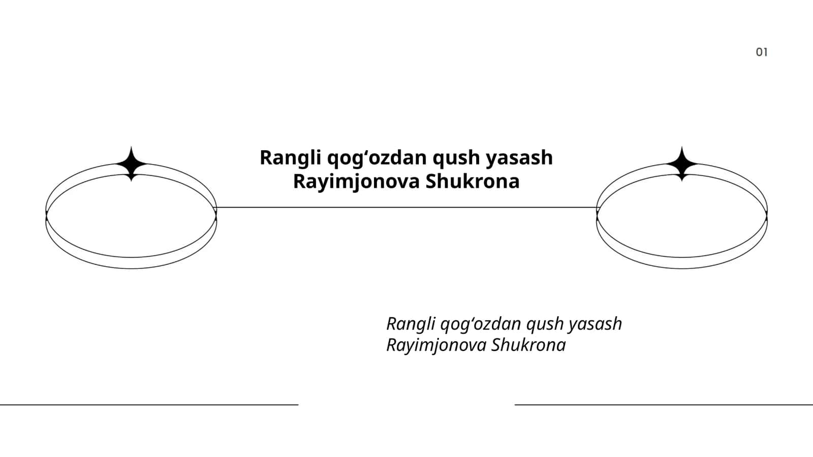 Rangli qogʻozdan qush yasash 1